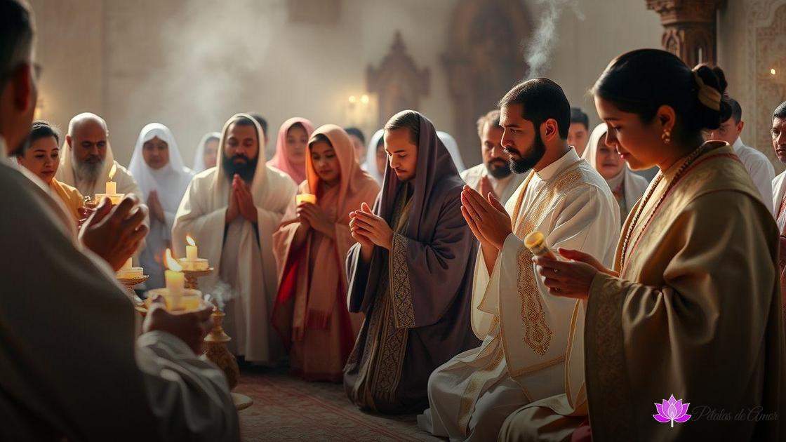 A simbologia nas vestimentas, objetos e gestos rituais A simbologia nas vestimentas, objetos e gestos rituais