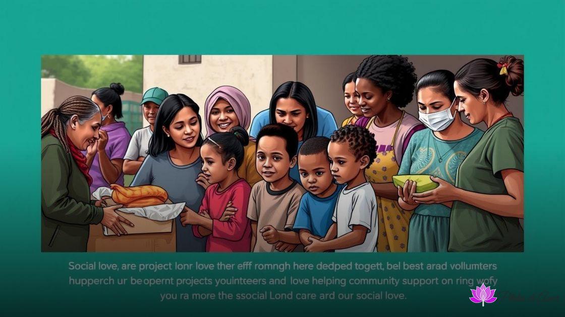 Amor ao próximo nas ações sociais e comunitárias Amor ao próximo nas ações sociais e comunitárias